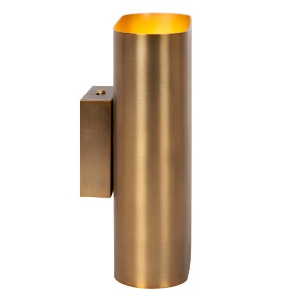 Lucide OVALIS - Wall light - 2xE14 - Matt Gold / Brass - detail 3